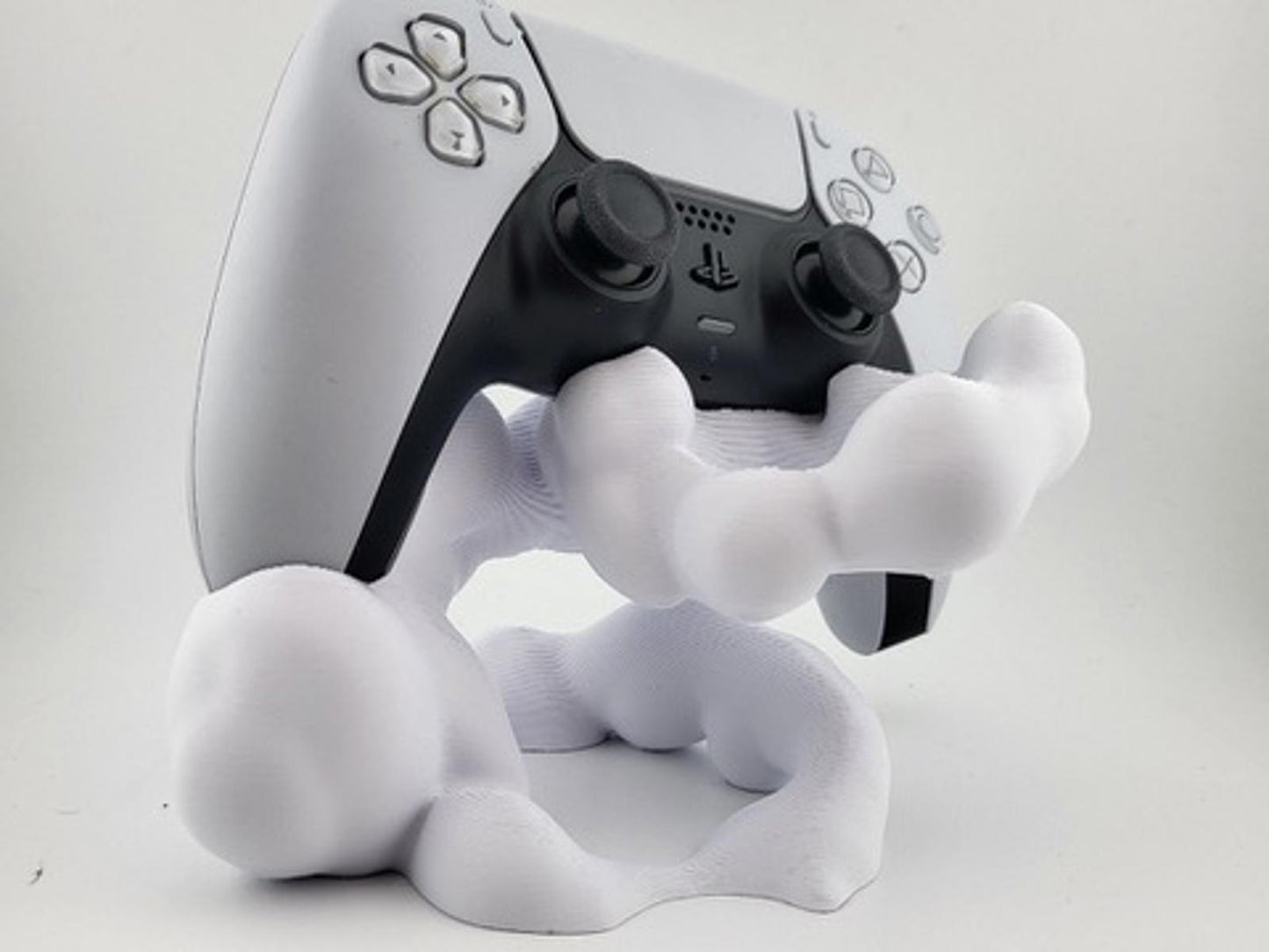 ☁️ Cloud PS5 Controller Stand Holder 🎮 – Unique 3D Printed Display Dock