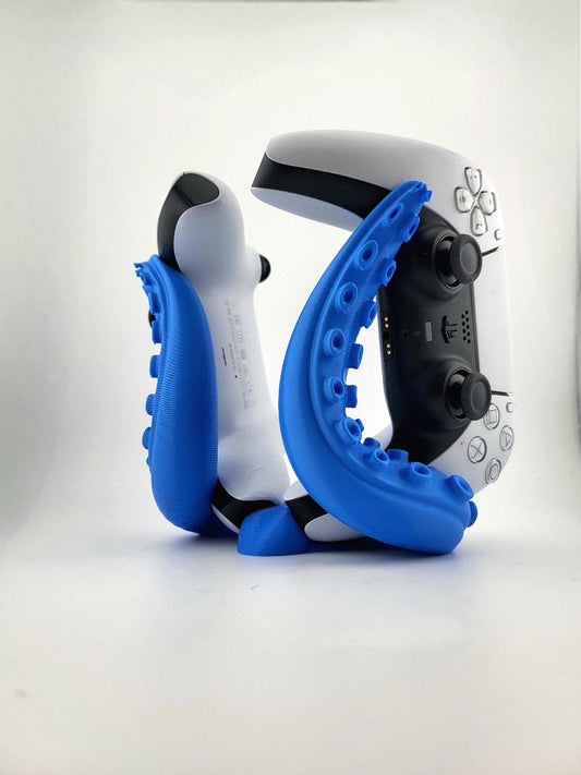 Dual Tentacle PS5 Controller Stand - 3D Printed for Two DualSense Controllers