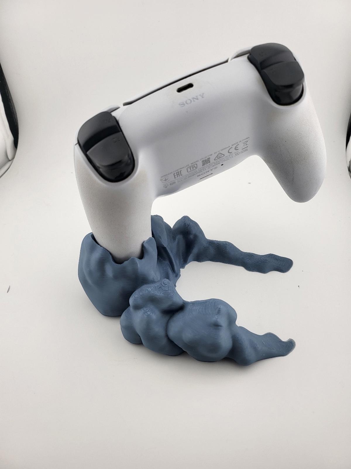 PS5 Controller Stand Cloud Design 3D Printed Display Mount