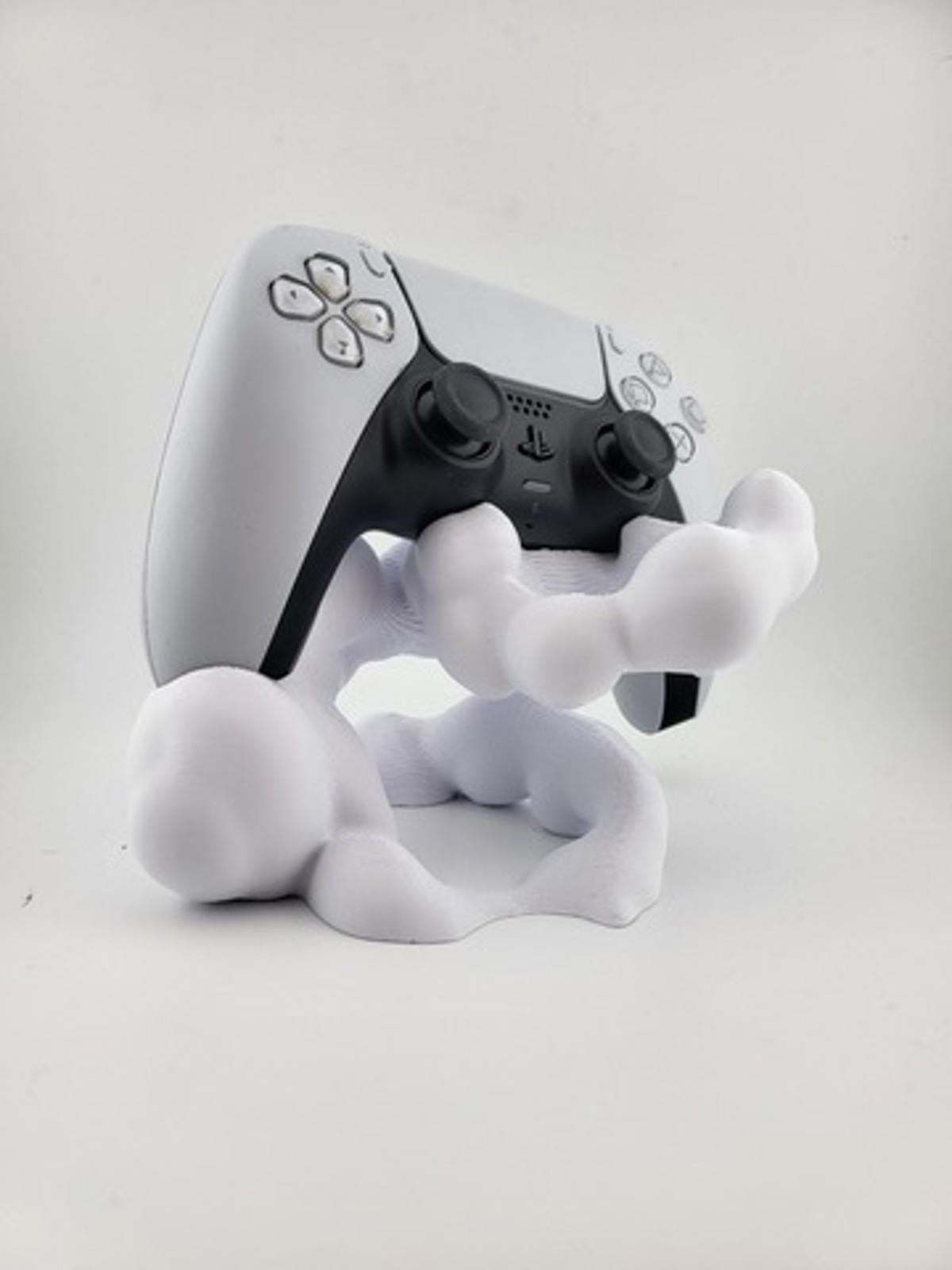 ☁️ Cloud PS5 Controller Stand Holder 🎮 – Unique 3D Printed Display Dock