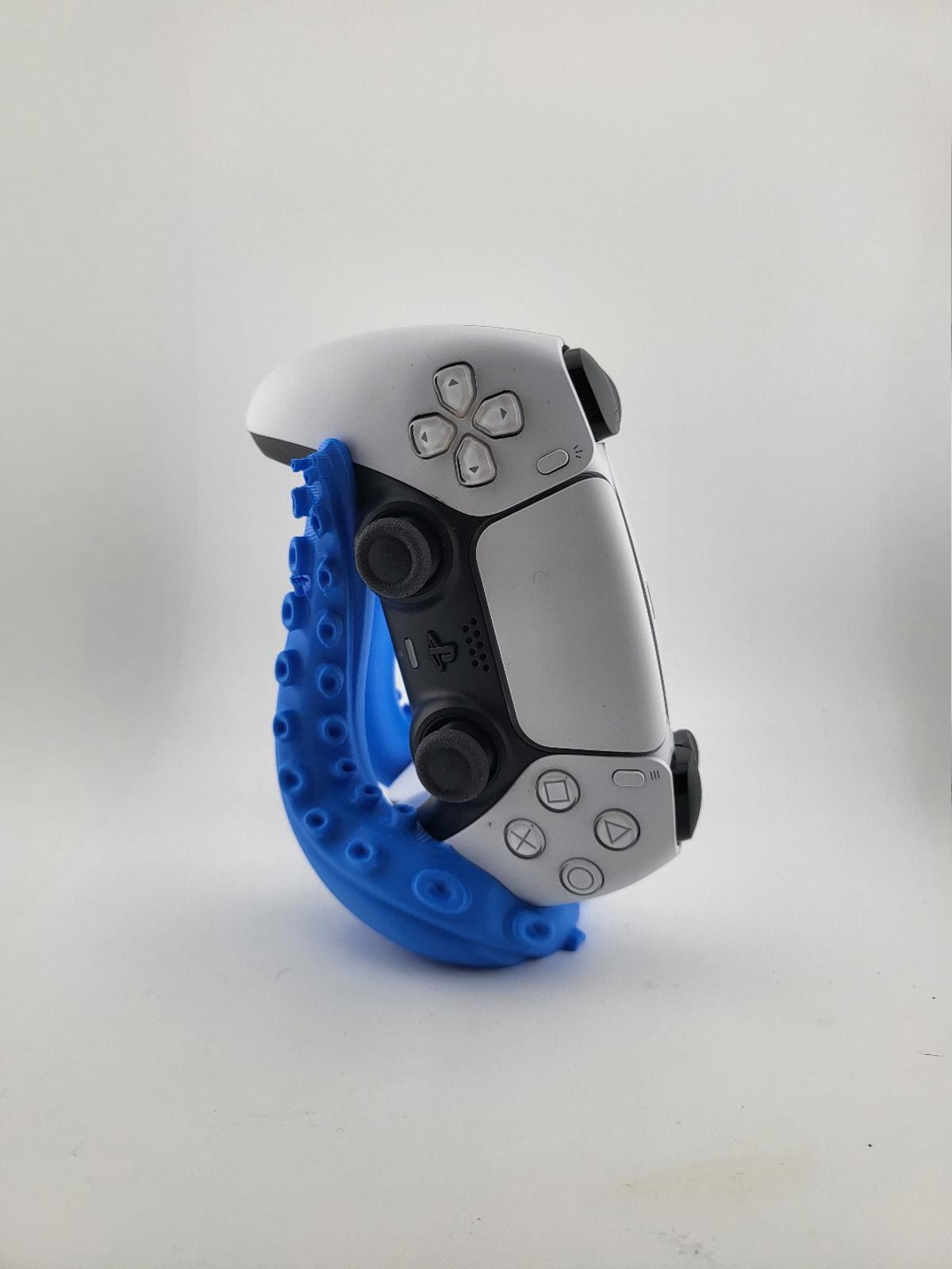 Dual Tentacle PS5 Controller Stand - 3D Printed for Two DualSense Controllers