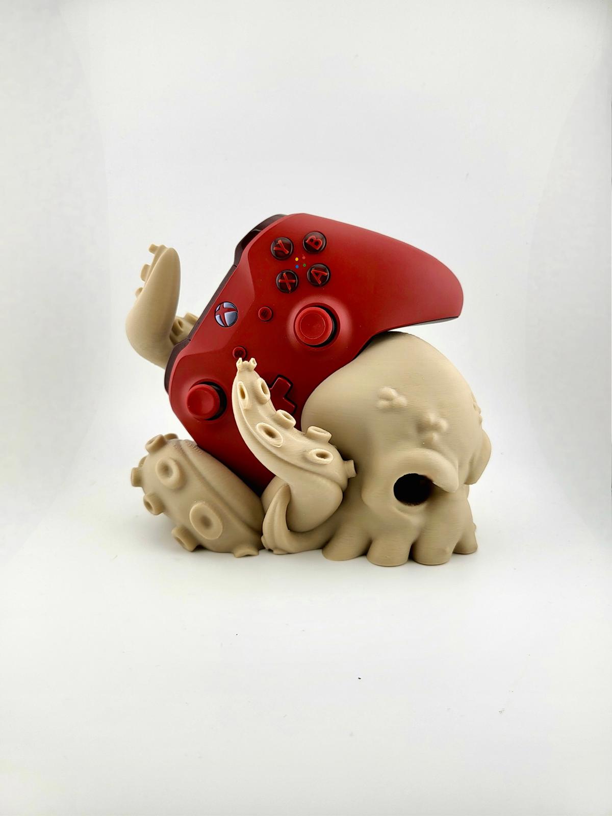 Kraken Octopus Xbox Controller Stand - 3D Printed Unique Gaming Display Holder