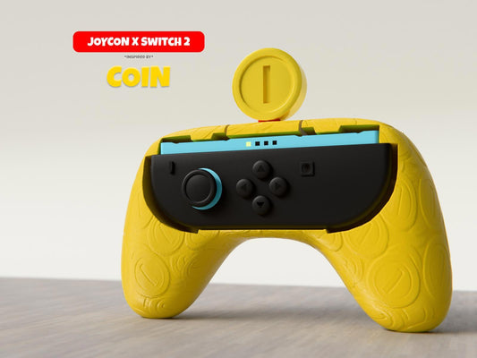 Nintendo Switch Joy-Con Grip "Coin" Custom Mario-Inspired