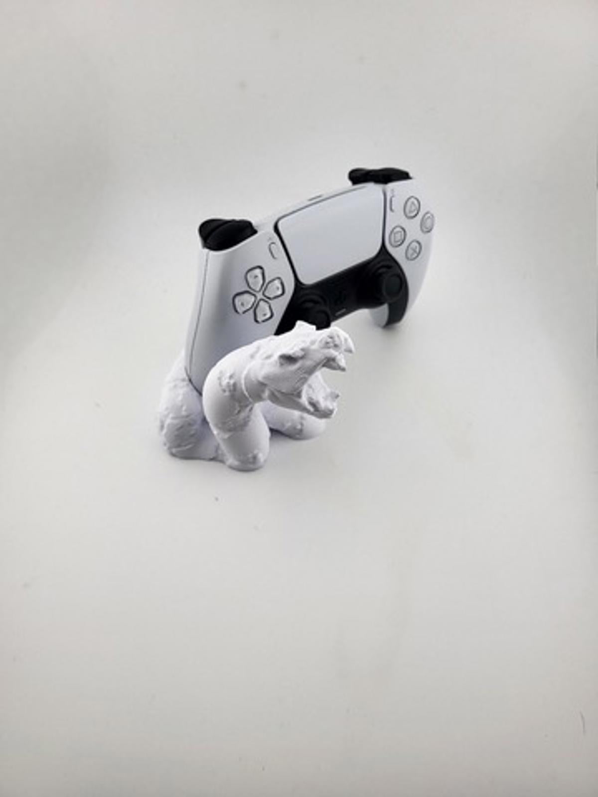🐍🎮 Snake Stone PS5 Controller Holder Stand – Unique 3D Printed Dock 🕹️✨