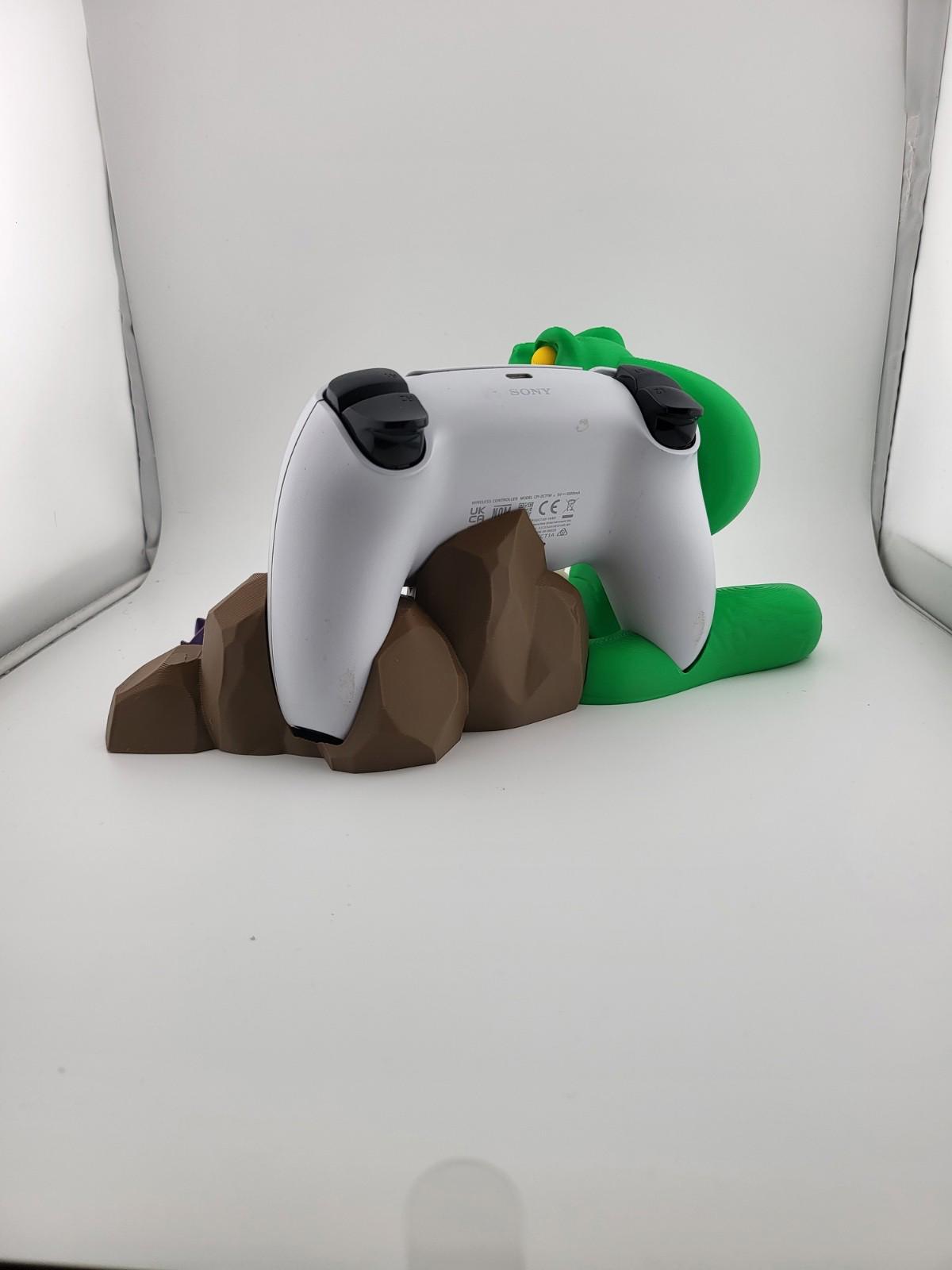 3D Printed PS5 Controller Stand – Snake, Skull, Spider & Rock Themed Display