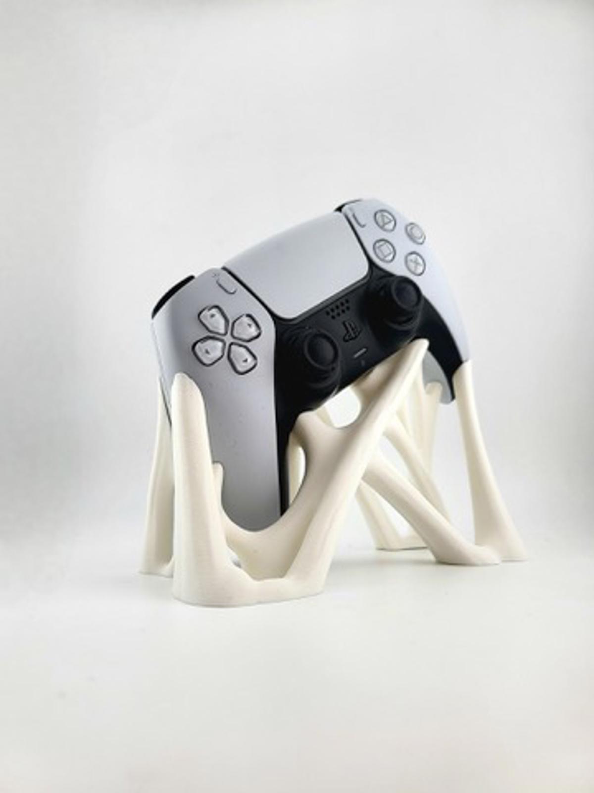 🎮🕸️ 3D Printed Spider Web PS5 Controller Stand 🕷️✨ Cool Gamer Display Holder