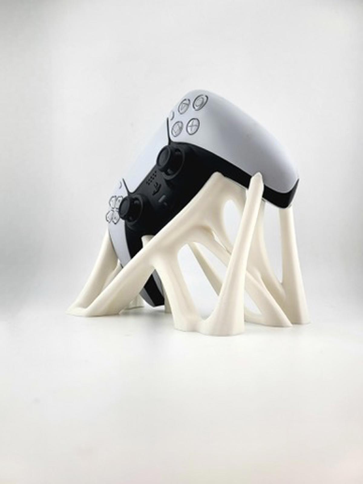 🎮🕸️ 3D Printed Spider Web PS5 Controller Stand 🕷️✨ Cool Gamer Display Holder