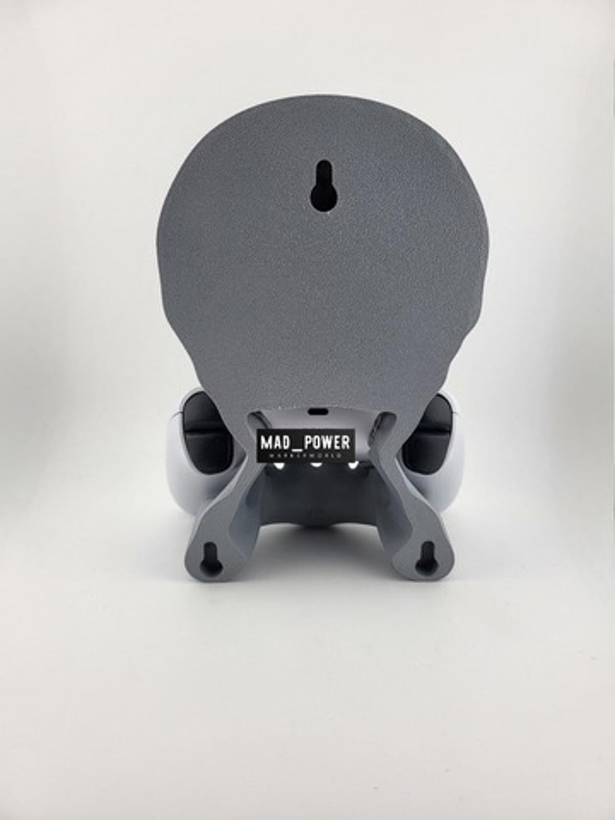 Unique 3D Printed Skull Headset & PS5 Controller Stand Holder - Gaming Display