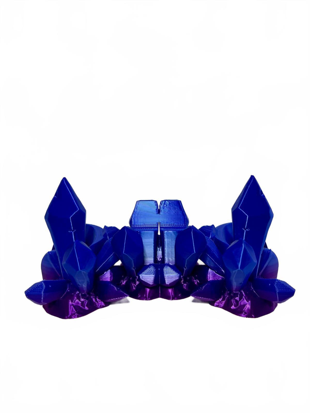 Custom 3D Printed PS5 Controller Stand - "Crystal Geode" Style -DualSense Holder