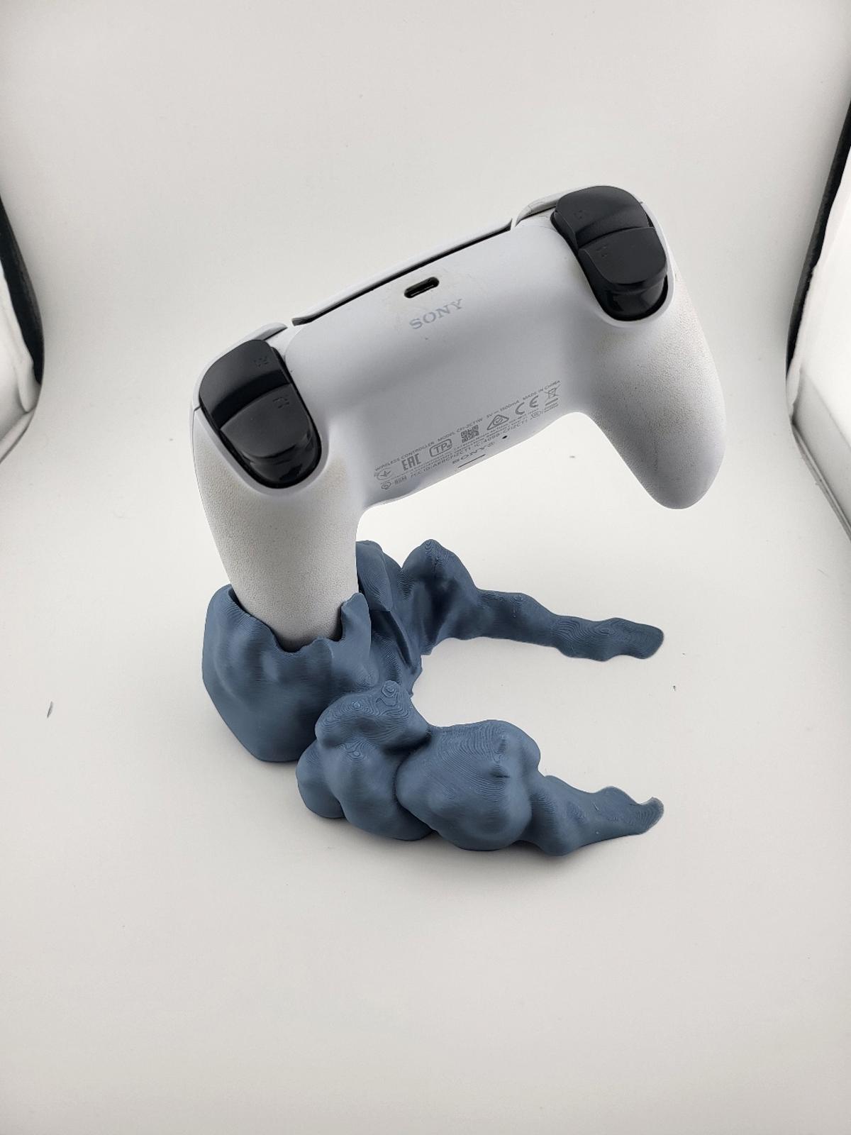 PS5 Controller Stand Cloud Design 3D Printed Display Mount