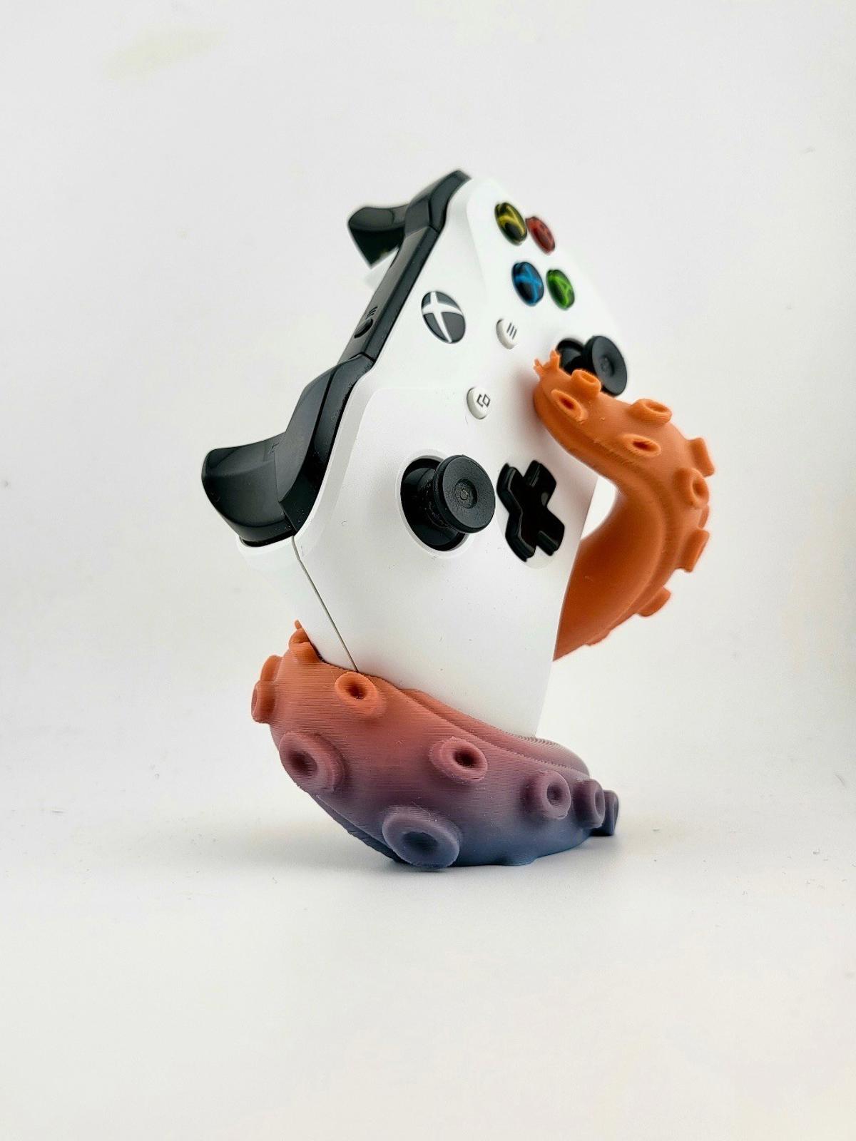 3D Printed Kraken Tentacle Xbox Controller Stand Holder - Gaming Display Mount