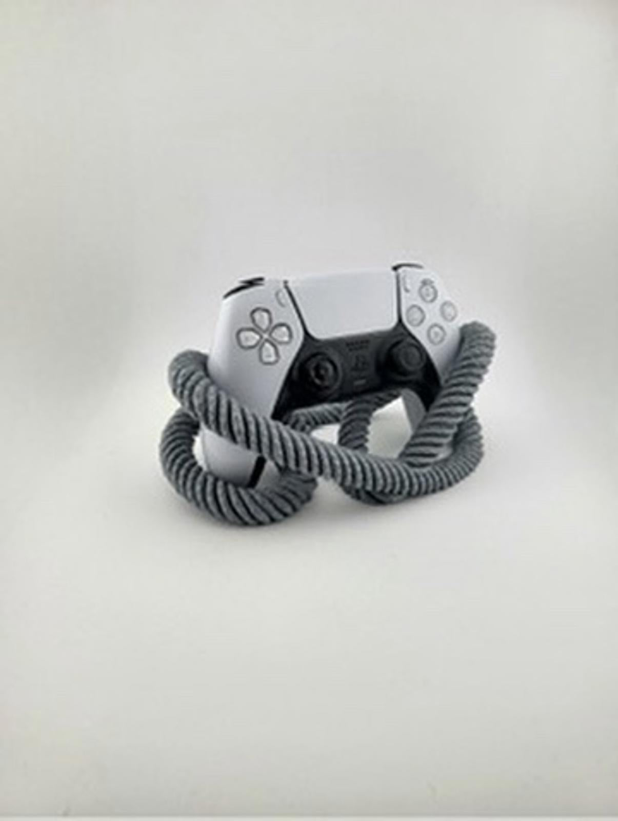 ⛓️ Rope Style PS5, XBOX, PS4 Controller Stand – Unique 3D Printed Holder Dock