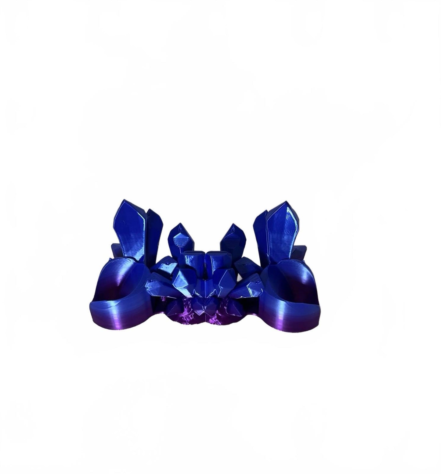 Custom 3D Printed PS5 Controller Stand - "Crystal Geode" Style -DualSense Holder