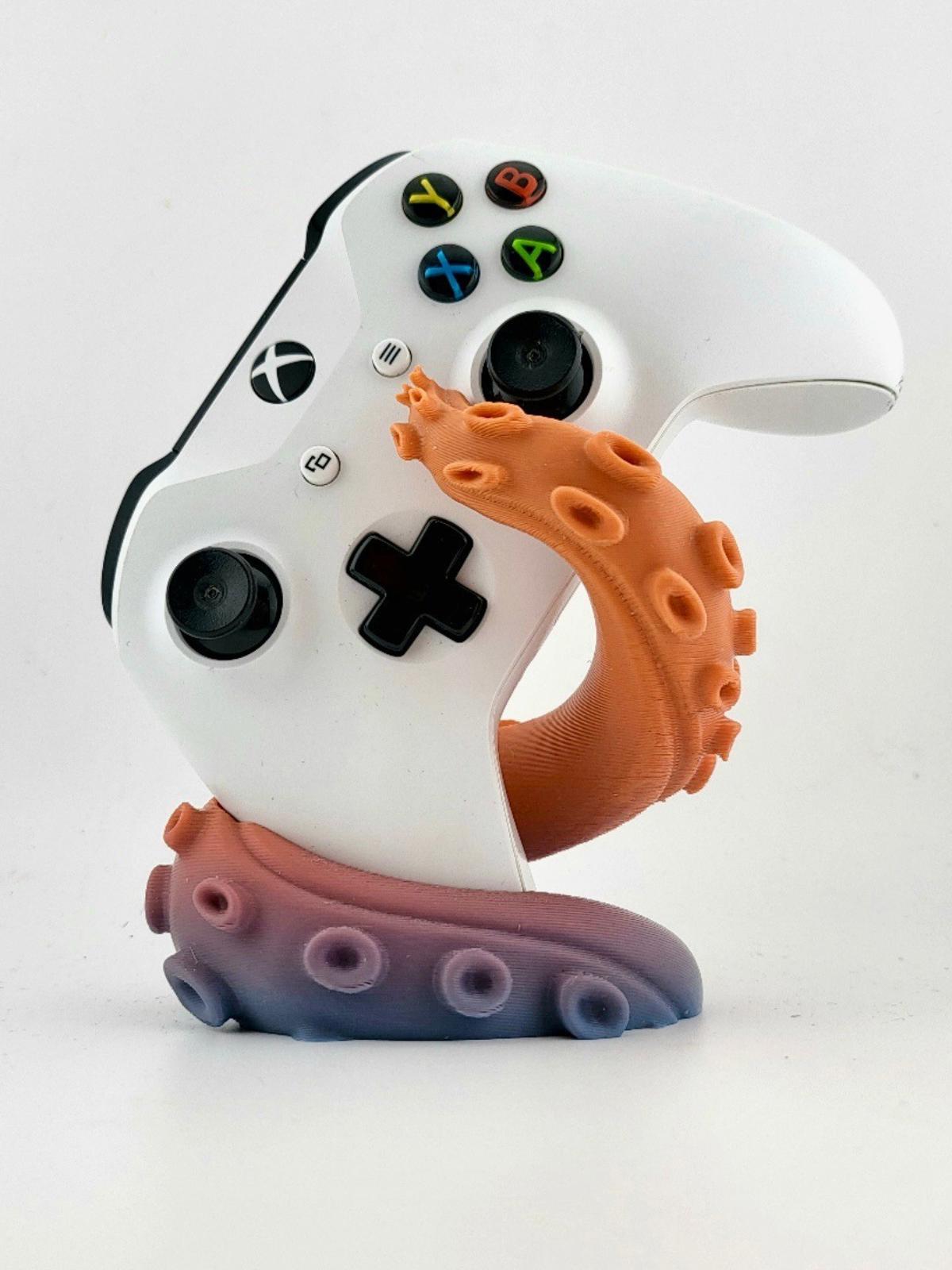 3D Printed Kraken Tentacle Xbox Controller Stand Holder - Gaming Display Mount