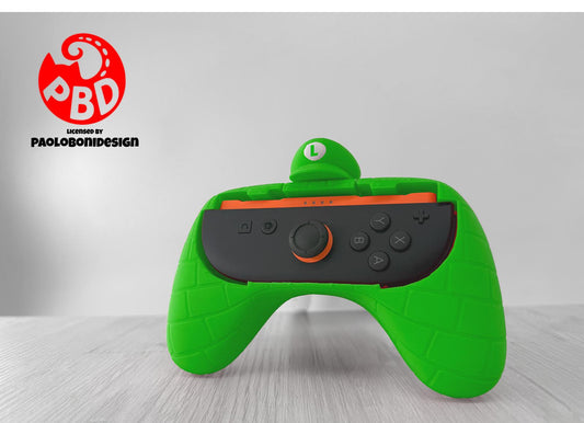 Luigi-Inspired Nintendo Switch 2 Joy-Con Holder - 3D Printed!