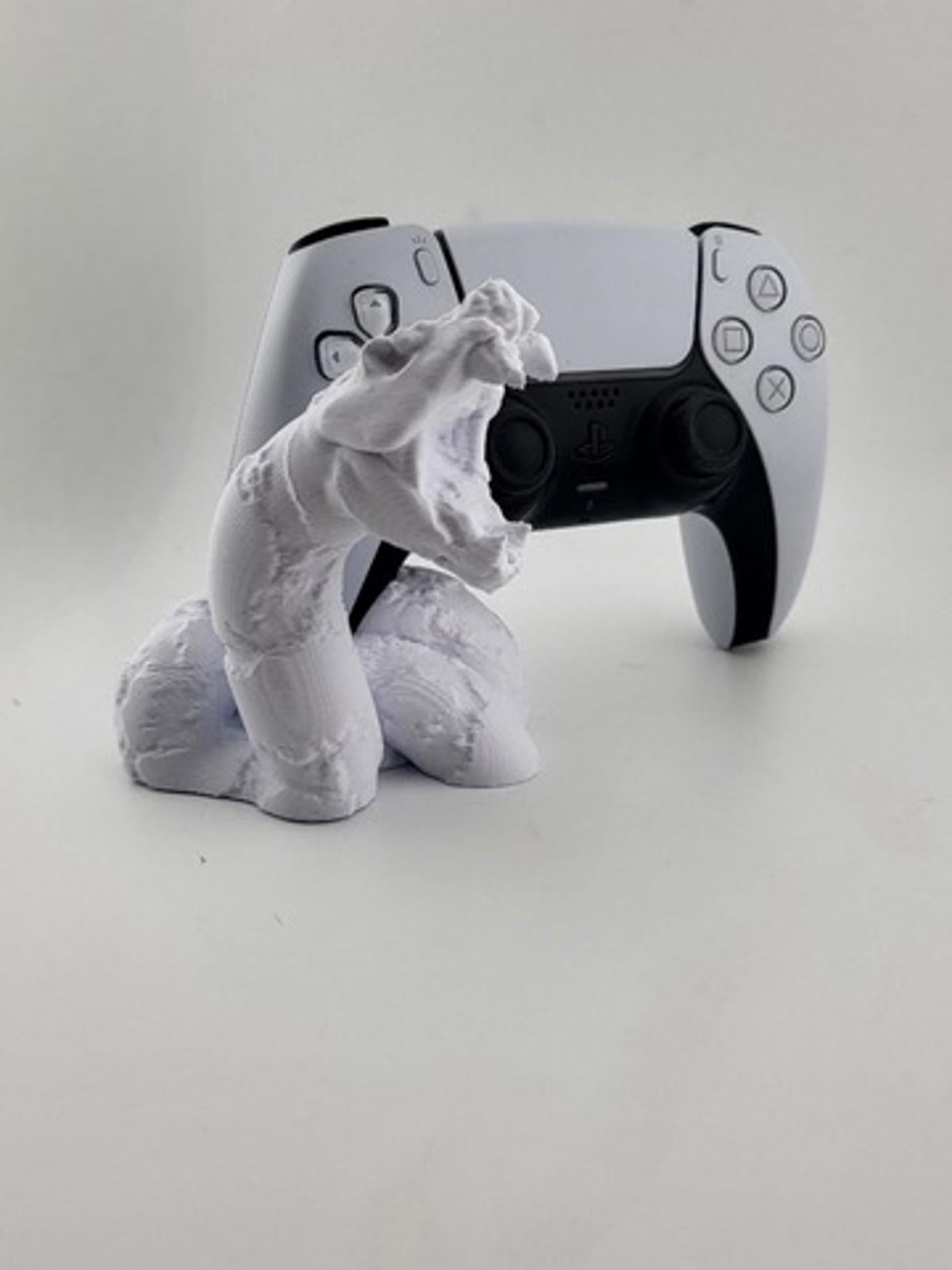 🐍🎮 Snake Stone PS5 Controller Holder Stand – Unique 3D Printed Dock 🕹️✨