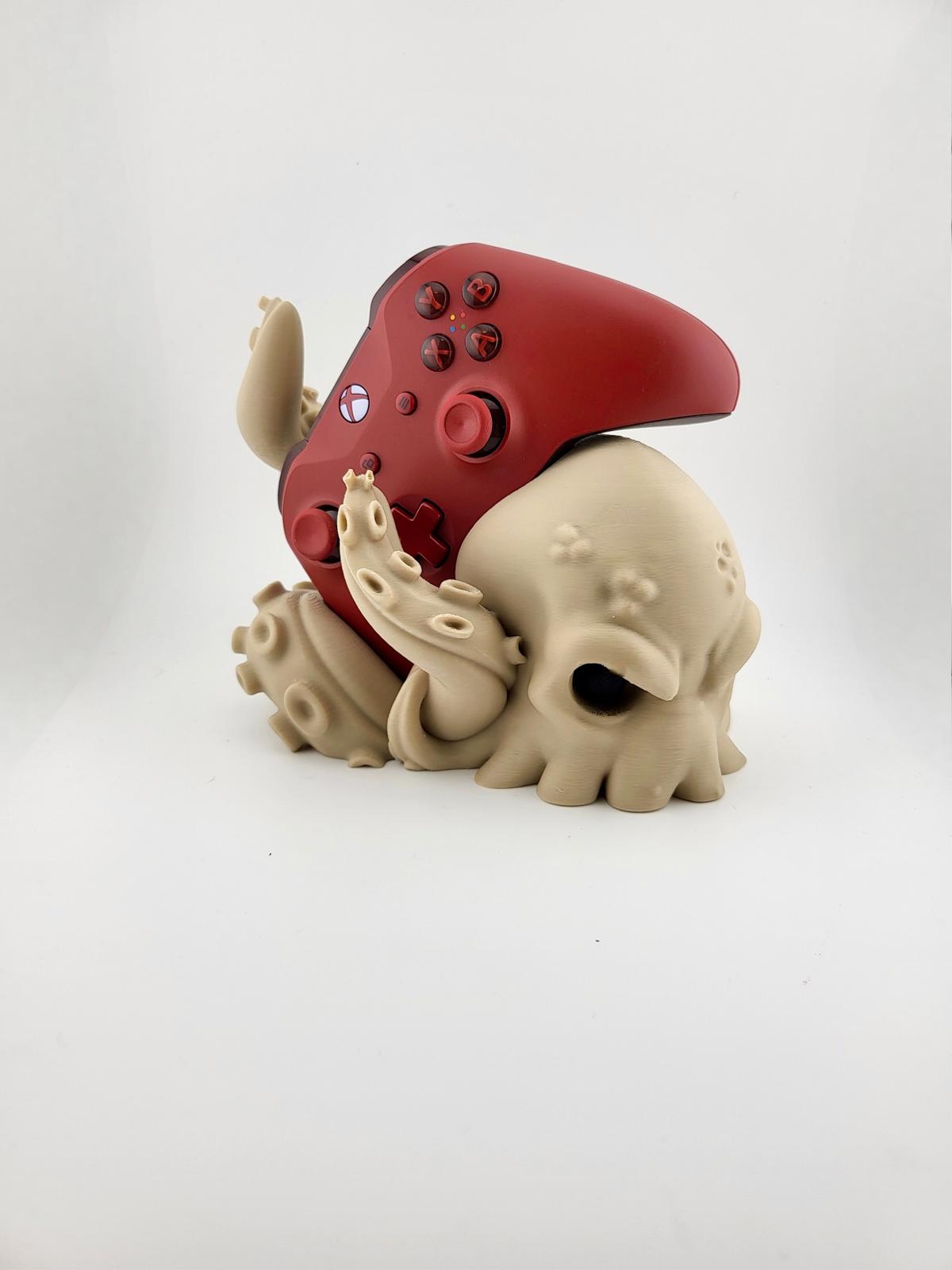Kraken Octopus Xbox Controller Stand - 3D Printed Unique Gaming Display Holder