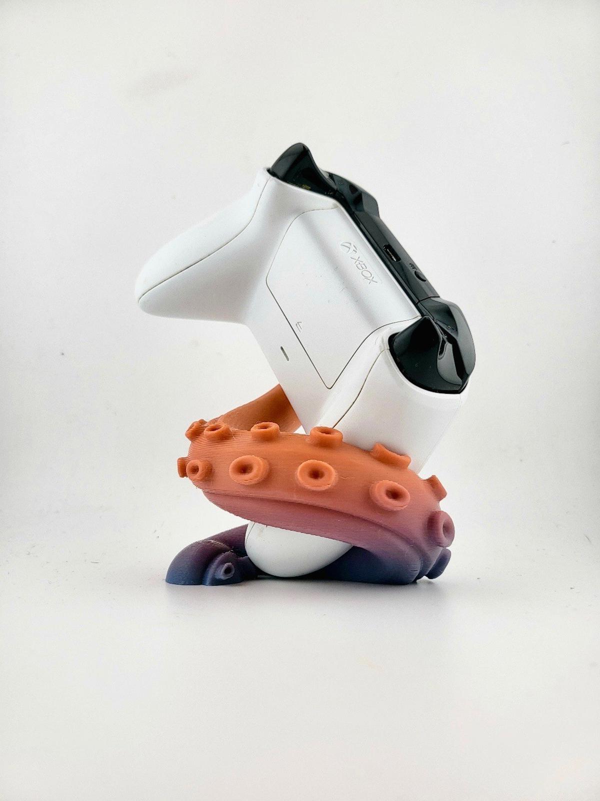 3D Printed Kraken Tentacle Xbox Controller Stand Holder - Gaming Display Mount