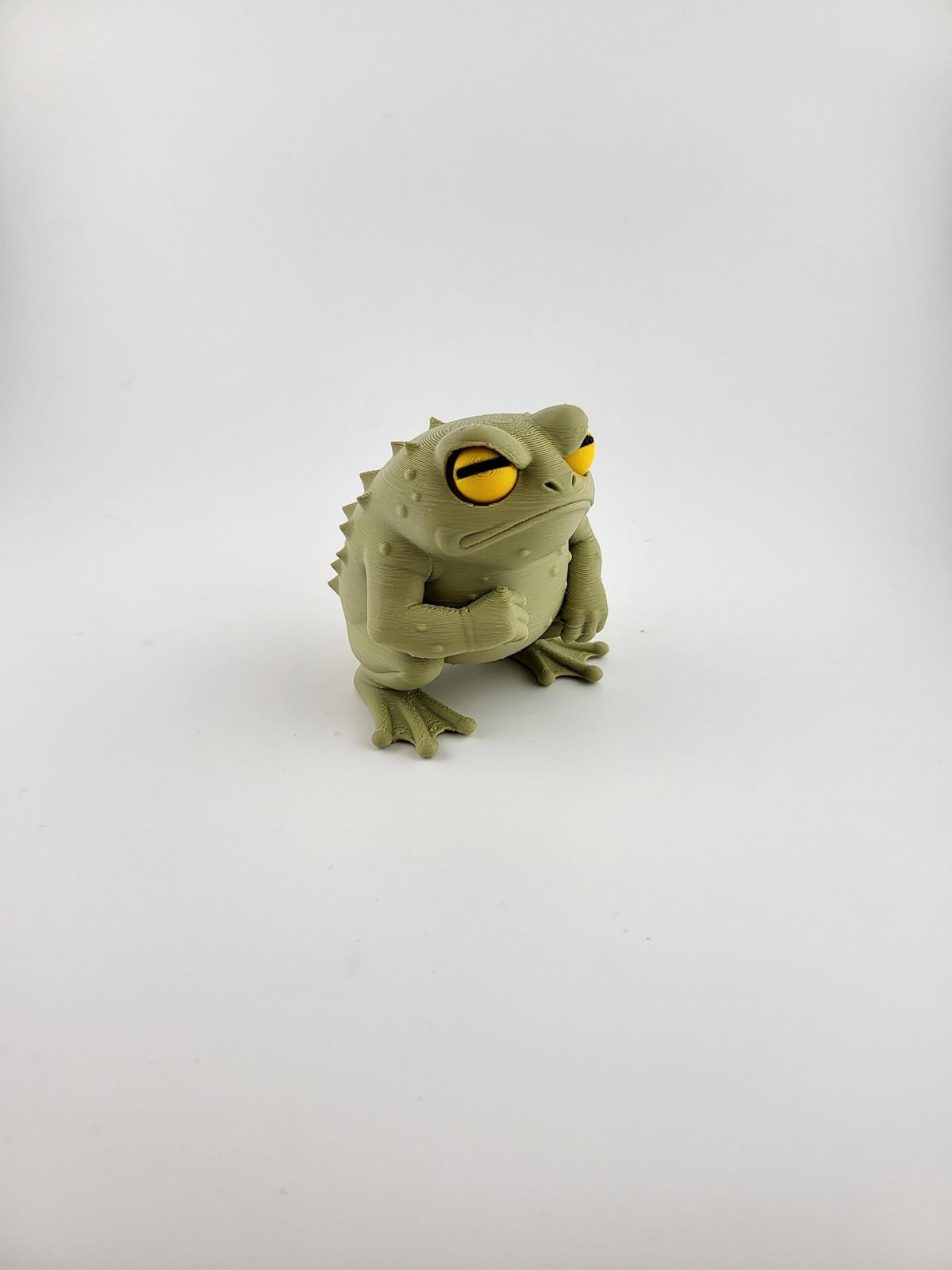 DON’T Frog Desk Accessory | Funny Grumpy Frog Statue | Sassy Office Table Decor