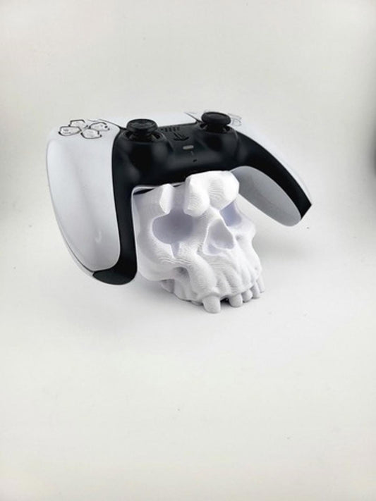 💀 Skull PS5 Controller Stand 🎮 – Unique 3D Printed Holder Dock