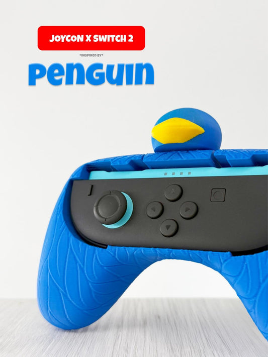 Penguin Comfort Grip for Nintendo Switch 2 Joy-Con | Ergonomic 3D Printed |