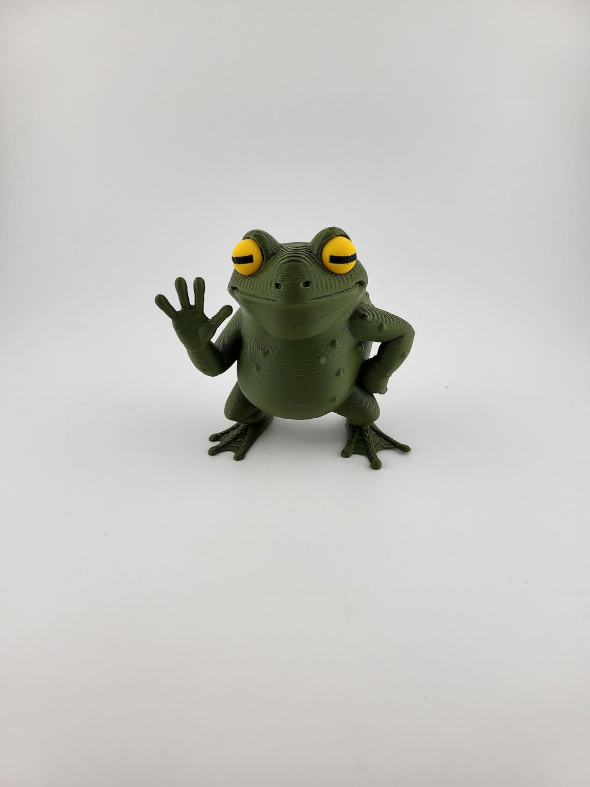 All Good Frog Desk Accessory | Cute Frog Figurine for Office & Home Decor |
