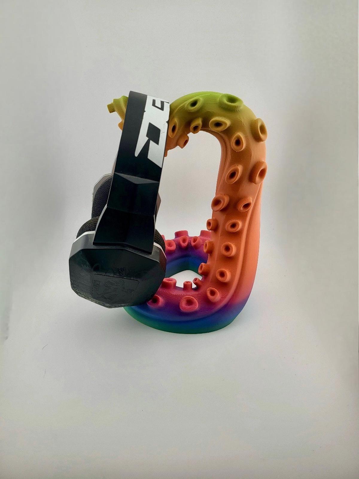 Unique Tentacle Headset Stand – 3D Printed Kraken Octopus Earphone Holder