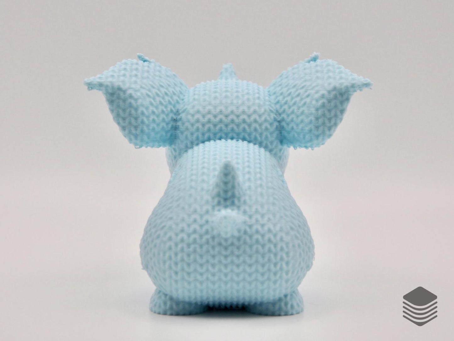 3D Printed Knitted Nidoran Female Figure | Cute Pokemon Desk Toy Table Accessory