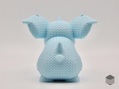 3D Printed Knitted Nidoran Female Figure | Cute Pokemon Desk Toy Table Accessory