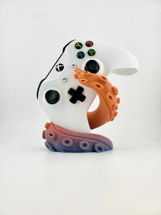 3D Printed Kraken Tentacle Xbox Controller Stand Holder - Gaming Display Mount