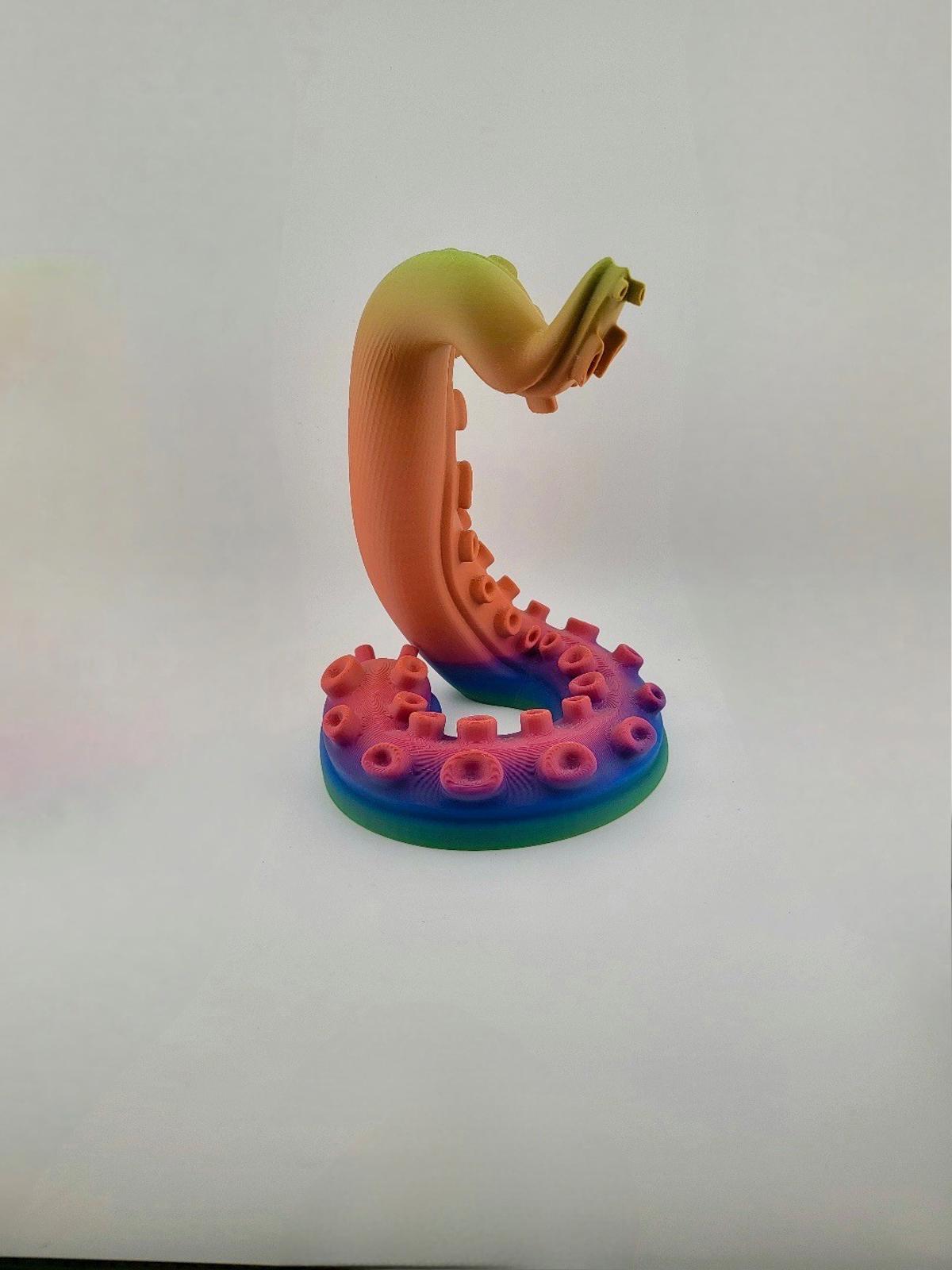 Unique Tentacle Headset Stand – 3D Printed Kraken Octopus Earphone Holder