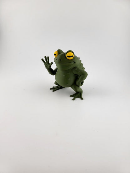 All Good Frog Desk Accessory | Cute Frog Figurine for Office & Home Decor |
