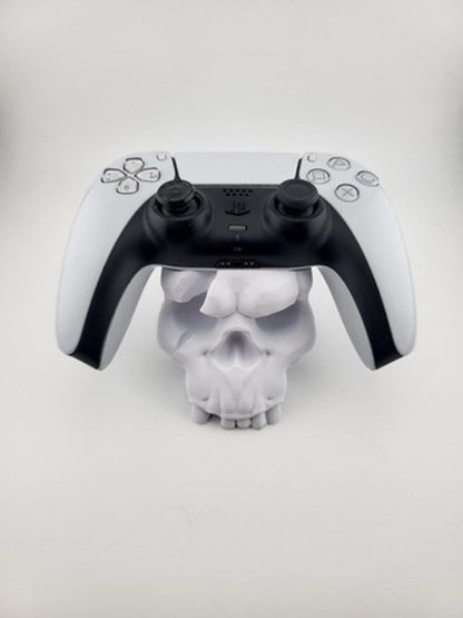 💀 Skull PS5 Controller Stand 🎮 – Unique 3D Printed Holder Dock