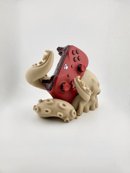 Kraken Octopus Xbox Controller Stand - 3D Printed Unique Gaming Display Holder