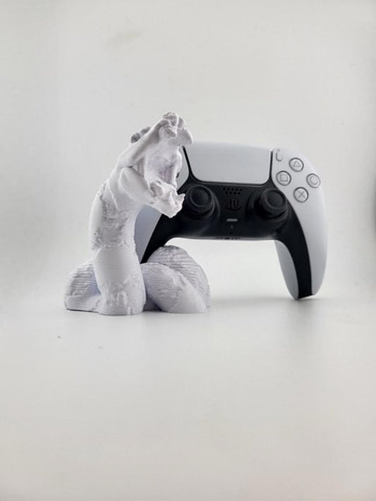 🐍🎮 Snake Stone PS5 Controller Holder Stand – Unique 3D Printed Dock 🕹️✨