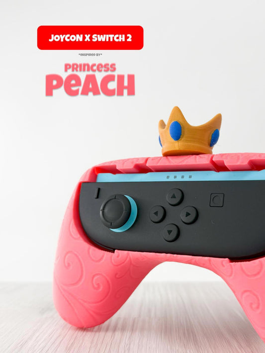 Nintendo Switch 2 Princess Peach Inspired Joy-Con Holder Grip – Limited Edition