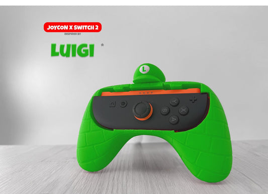 Luigi-Inspired Nintendo Switch 2 Joy-Con Holder - 3D Printed!