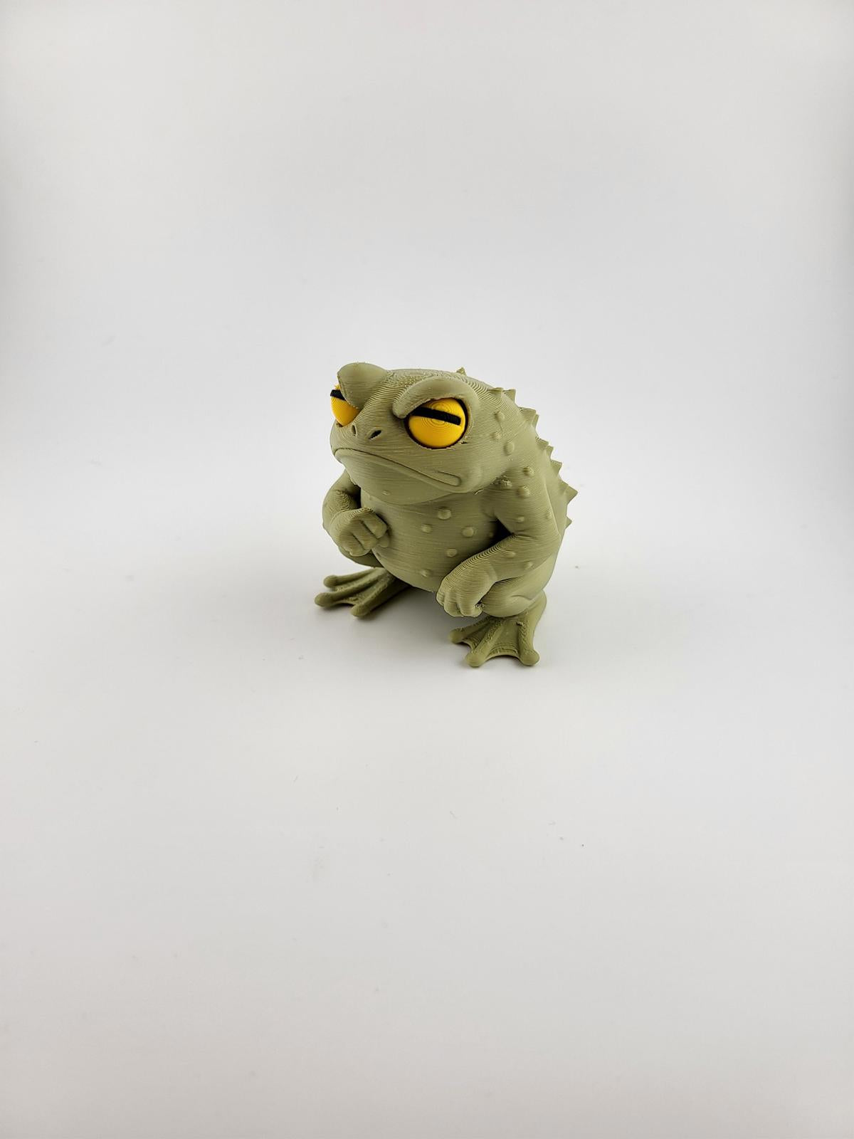 DON’T Frog Desk Accessory | Funny Grumpy Frog Statue | Sassy Office Table Decor