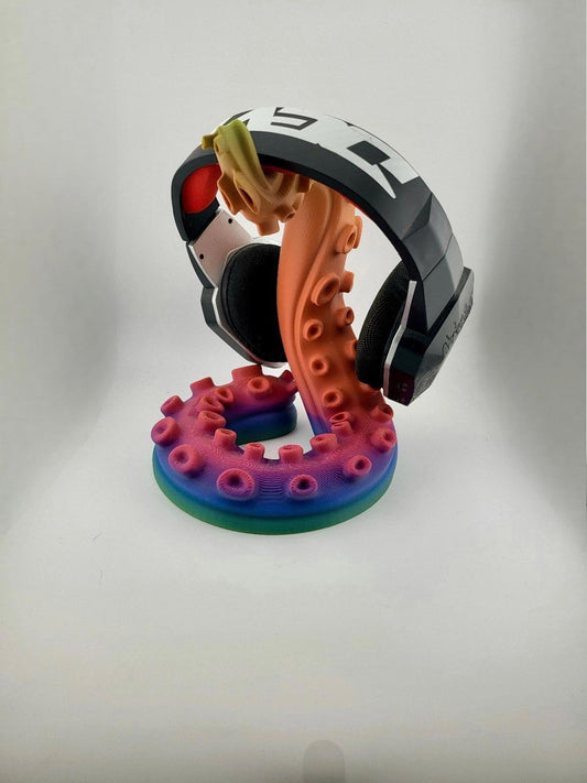 Unique Tentacle Headset Stand – 3D Printed Kraken Octopus Earphone Holder